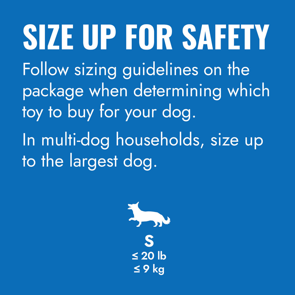 KONG Puppy Goodie Bone Dog Toy - Blue