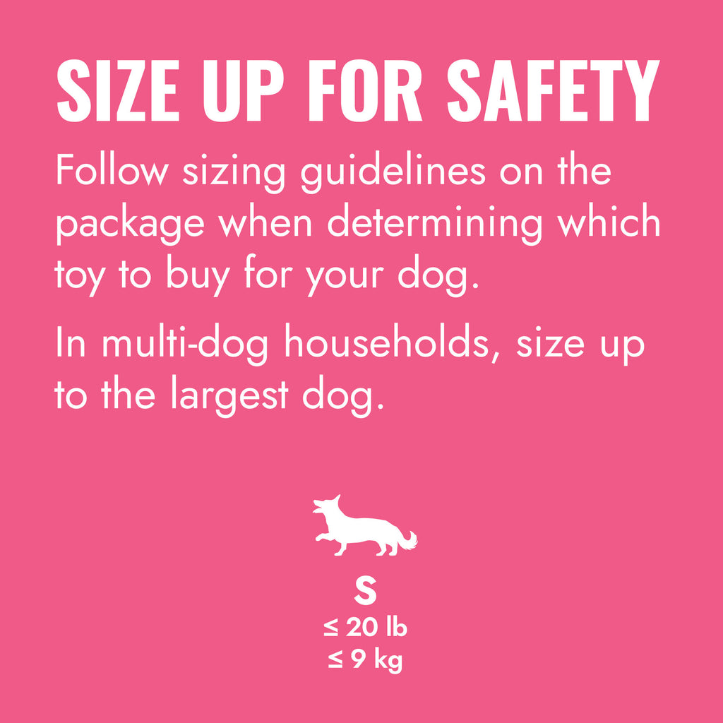 KONG Puppy Goodie Bone Dog Toy - Pink